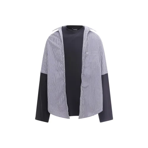 Balenciaga SS22 Рубашка Мужская Синяя