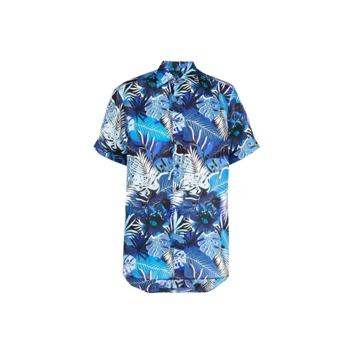 ETRO Мужские Синие Рубашки