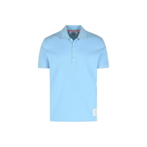 THOM BROWNE· Polo Мужское Светло-Синий