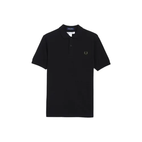 COMME DES GARCONS SHIRT Мужская черная поло рубашка