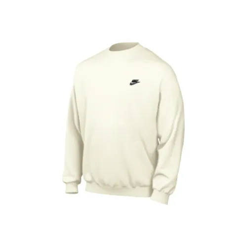 Nike Club CREW Свитер Толстовка Мужской Экрю