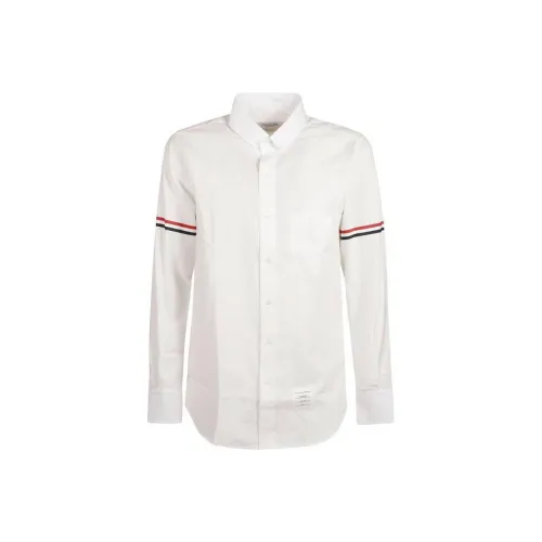 THOM BROWNE Белые Мужские Рубашки