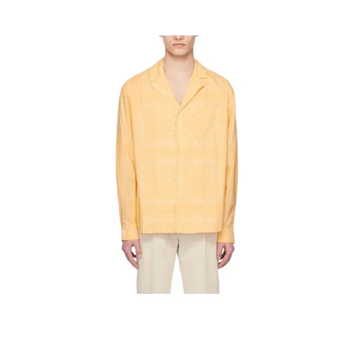 Jacquemus Желтые Мужские Рубашки
