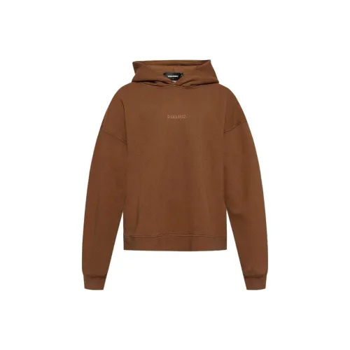 DSQUARED 2 SS24 Свитшот Мужской Коричневый