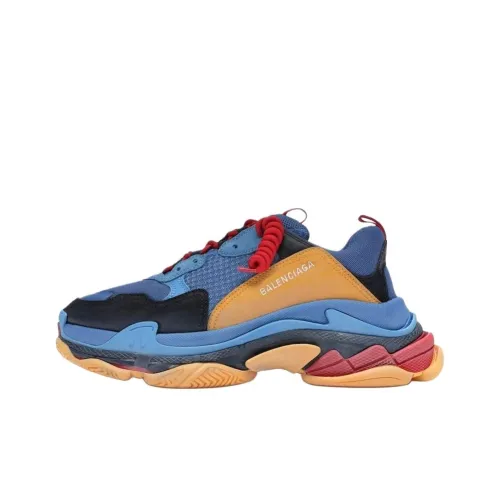 Balenciaga Triple S массивные кроссовки Low Top синие мужские