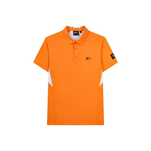 FILA GOLF серия Поло Мужское Неон Процветание Оранжевый