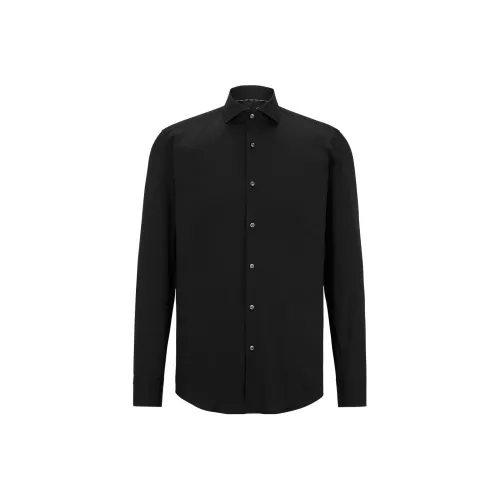 Hugo Boss Мужские Черные Рубашки