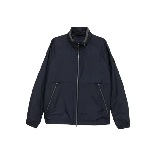 MONCLER Мужские синие куртки