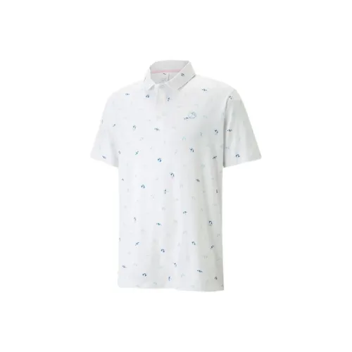 PUMA x ARNOLD PALMER CLOUDSPUN Bright White Men's Polo