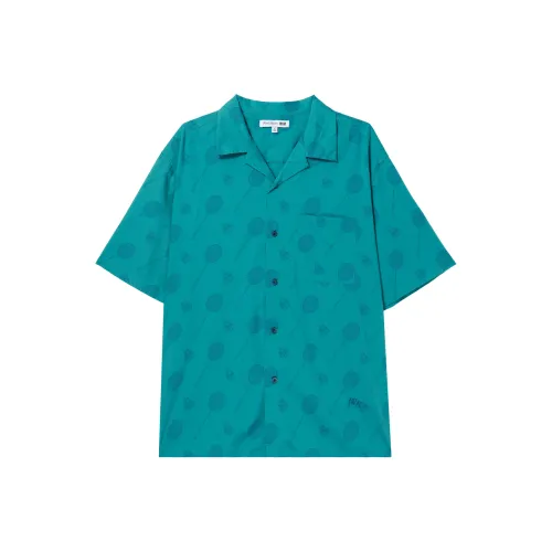 UNIQLO Мужские Синие Рубашки