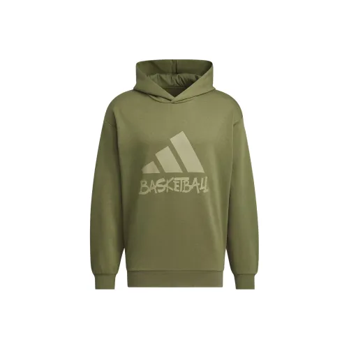 Adidas Темно-оливковый зеленый Мужские Свитшоты