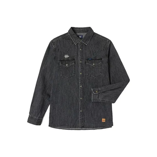 Lee совместный бренд модель Medium Dark Gray Men's Shirt