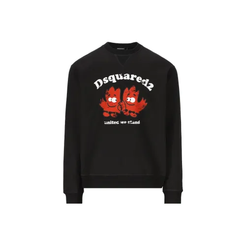 DSQUARED 2 Черные Мужские Свитшоты