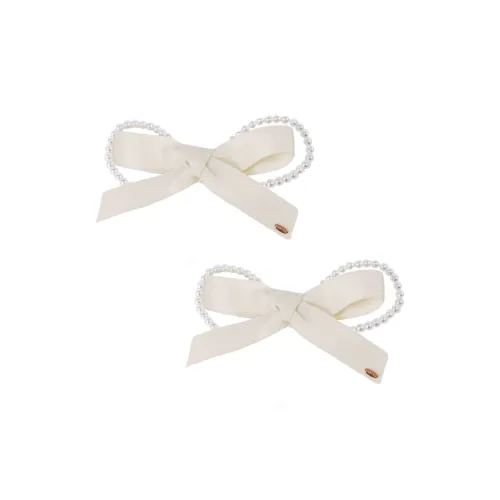 BABYBEI Bowknot Заколка для волос Боковая заколка Элегантность Мягкий Черный Бежевый Аксессуары для волос Женские