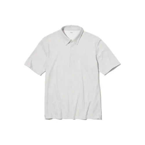 UNIQLO Мужская поло серого цвета
