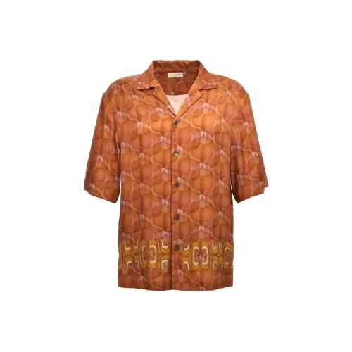 DRIES VAN NOTEN Рубашка Мужская Оранжевая