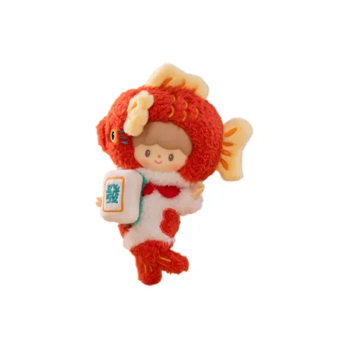 Уникальный Unicorn x ZHUODAIWANG Koi Azhuo Виниловый Плюшевый Костюм Koi Милый Прозрачный Слепой Бокс на Карточке 17см