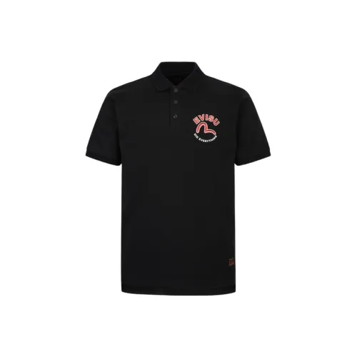 EVISU Черная мужская поло