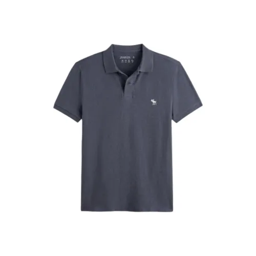 Abercrombie＆Fitch Поло Мужское Морской Синий