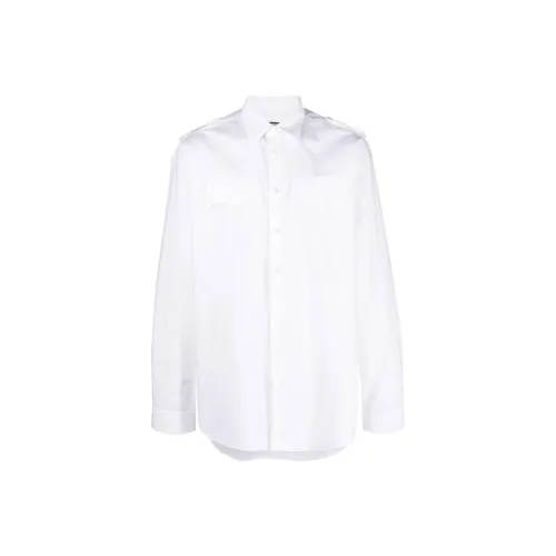 RAF SIMONS Белая унисекс рубашка