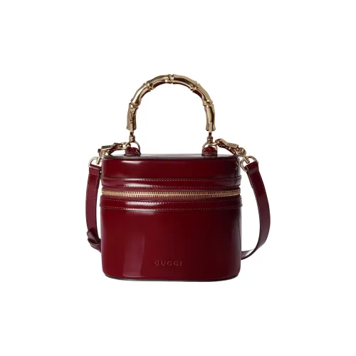 GUCCI GG Supreme Кожа Одно плечо Сумка Экстра мини Женская Красная