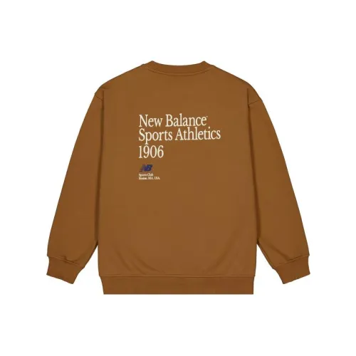 New Balance совместный бренд Коричневый Мужской Свитшот