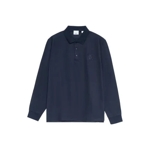 Burberry FW22 Поло Мужское Темно-синий