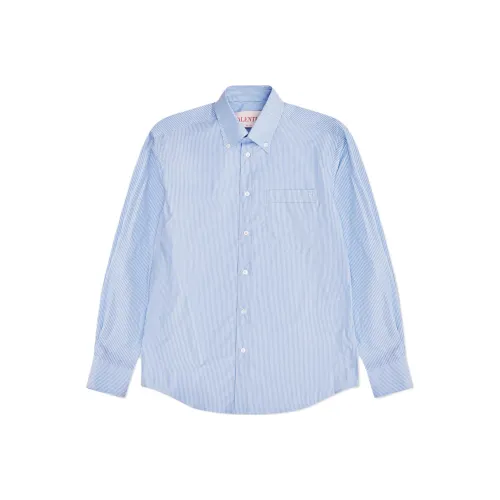 Valentino Мужские Синие Рубашки