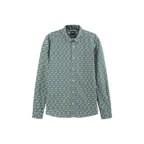 Hugo Boss SS24 Рубашка Мужская Зеленая