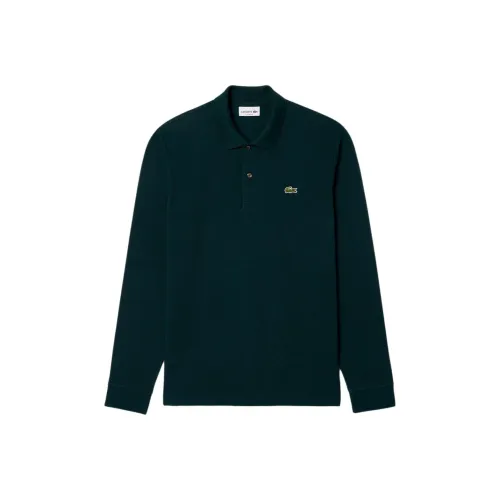 LACOSTE Поло Мужское Темно-Зеленое