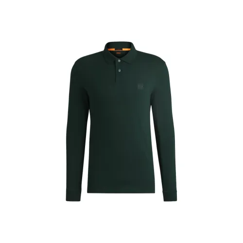 Hugo Boss Поло Мужское Темно-Зеленое