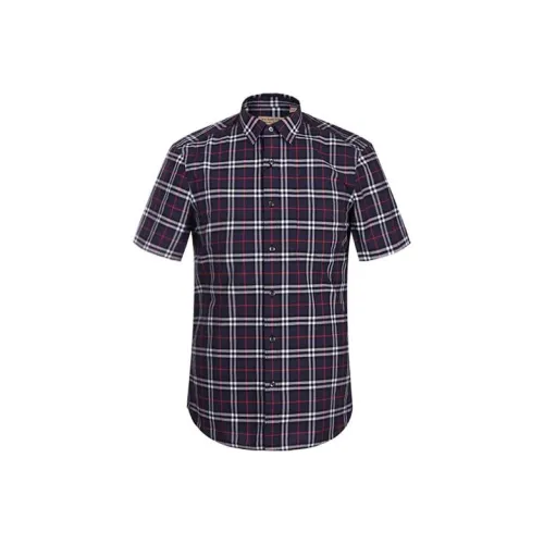 Burberry Рубашка Мужская Морской Синий