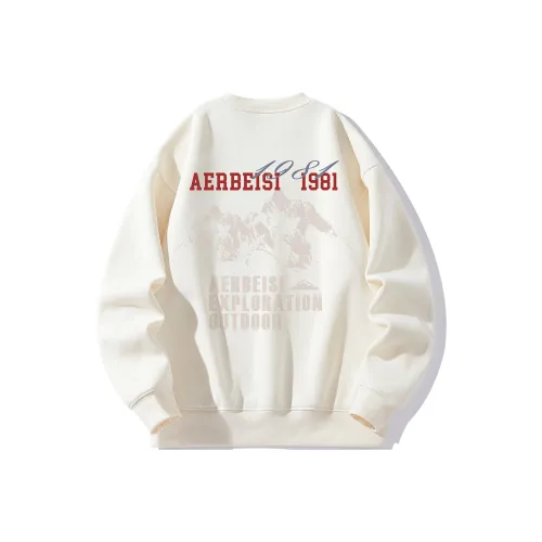 AERBEISI Кремовый Унисекс Свитшоты