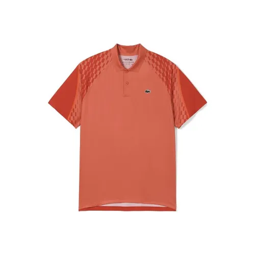 LACOSTE Collaboration Поло Мужское Оранжевое Красное