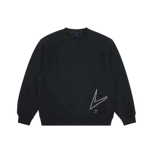 ADER ERROR Черный Унисекс Свитшоты