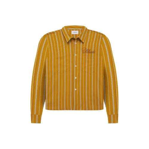 RHUDE Желтые Мужские Рубашки