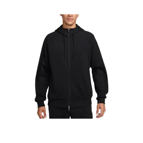 nike Primary Dri FIT UV Full Zip Versatile Hoodie Sweatshirt Men's Black