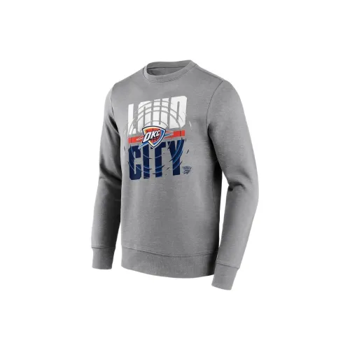 NBA Oklahoma City Thunder Толстовка Мужская Серого цвета
