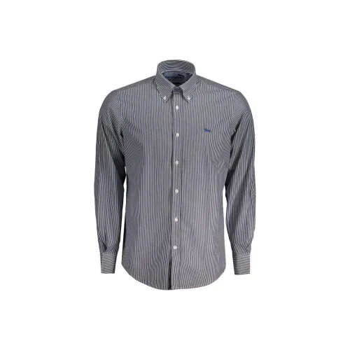 HARMONT BLAINE Рубашка Мужская Синяя