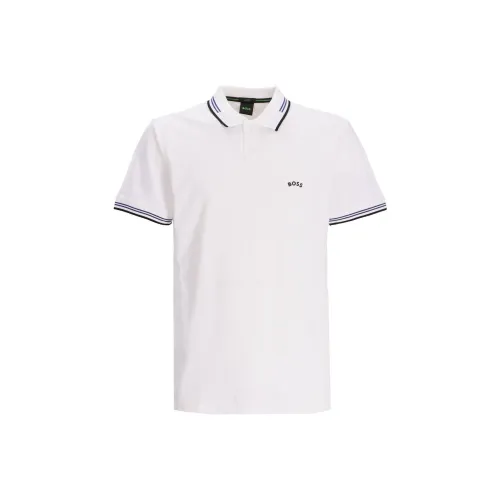 Hugo Boss Белая Мужская Поло