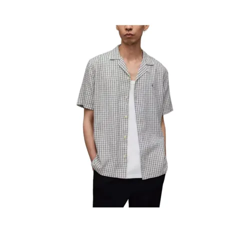 ALLSAINTS Экрю Мужские Рубашки