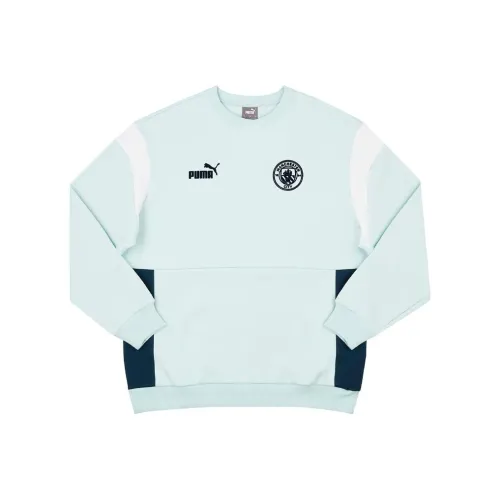 PUMA Manchester City Толстовка Мужская Светло-Синяя