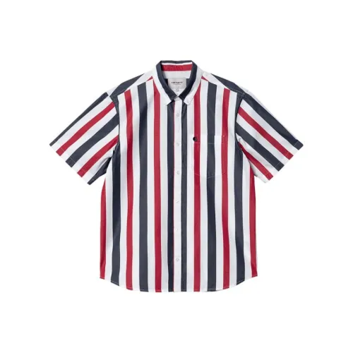 Carhartt WIP Carhartt WIP SS23 Красно-синие полосы Мужские рубашки