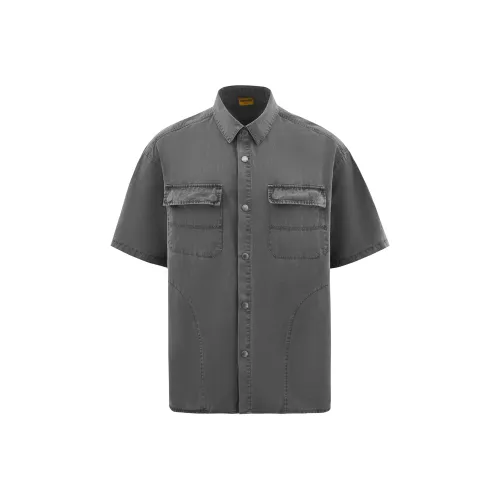 CAT Темно-серые Мужские Рубашки