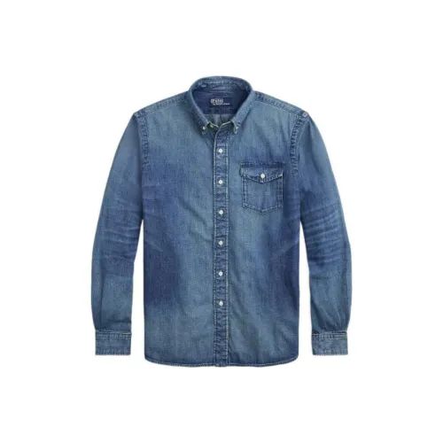 Polo Ralph Lauren Рубашка Мужская Синяя