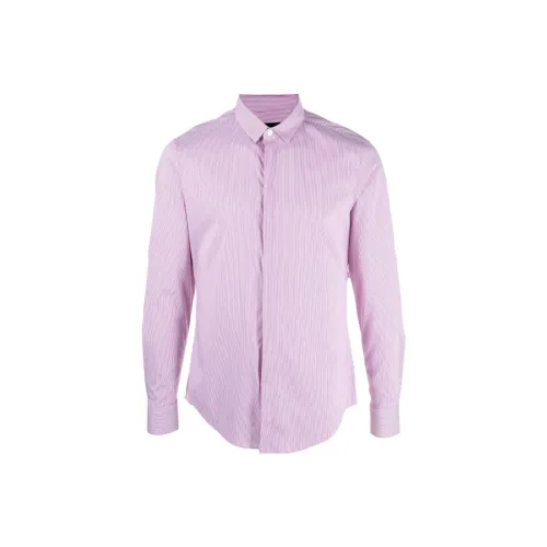 EMPORIO ARMANI Розовые Мужские Рубашки