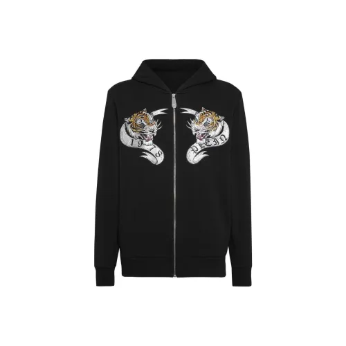 PHILIPP PLEIN Мужские черные свитшоты