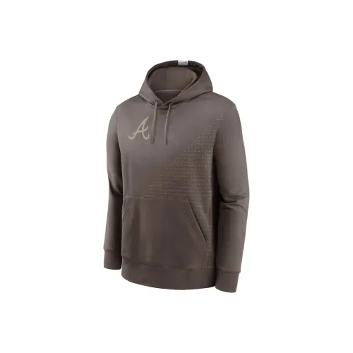 Nike MLB Коллаборация Atlanta Braves Statement Свитшот Atlanta Braves Мужской Коричневый