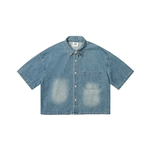 COUNTRY MOMENT Винтажный синий Мужские рубашки