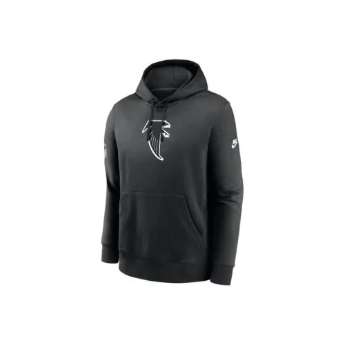 nike Пуловер Толстовка Черный Толстовка Atlanta Falcons Мужской Черный